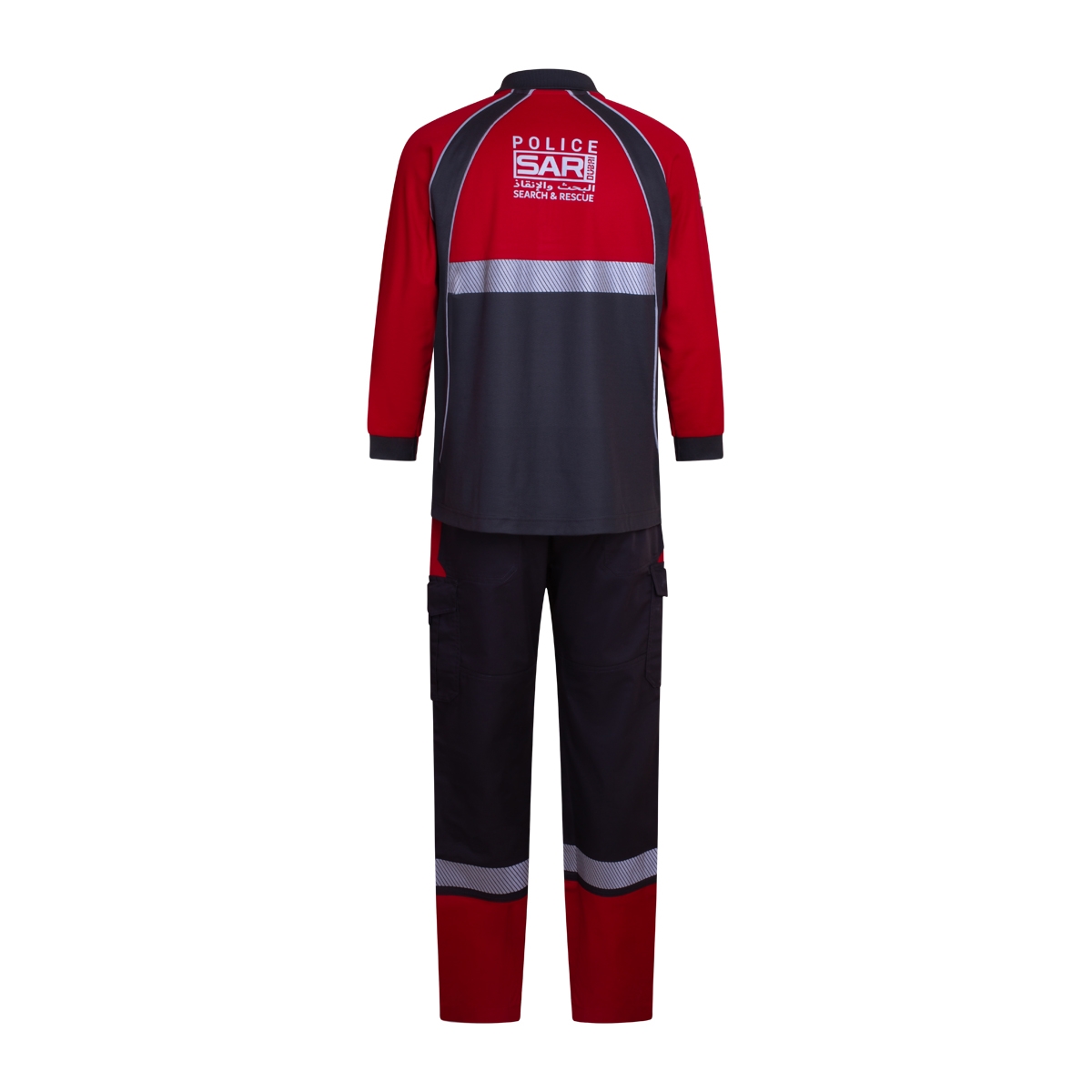 Police Search and rescue Uniform back