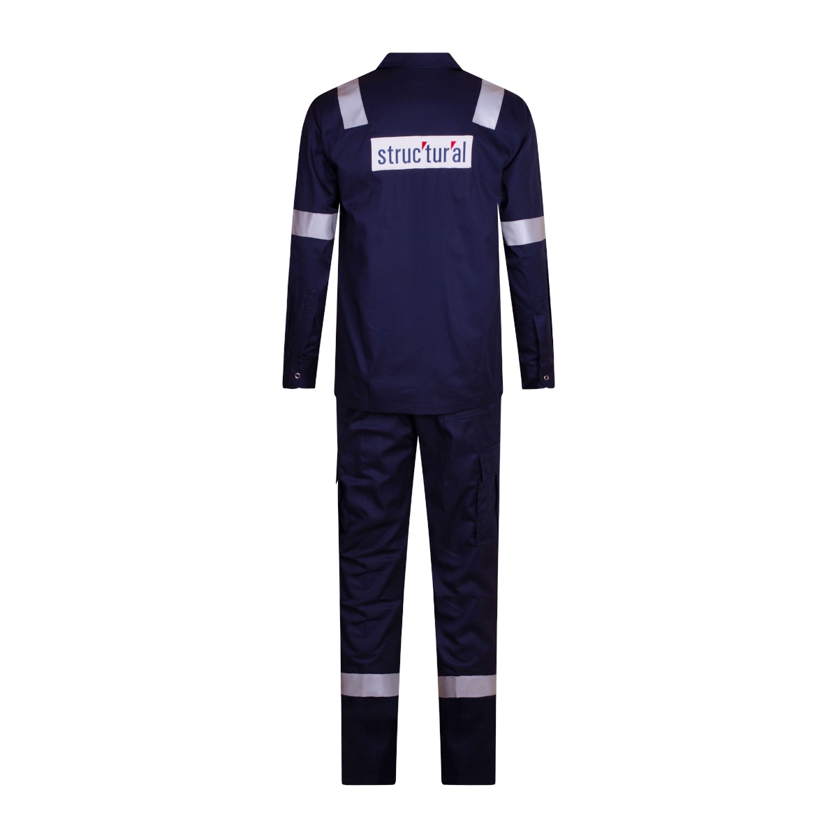 Cotton FR 2pc coverall back