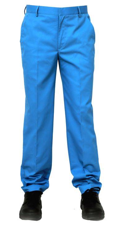 3 Pocket Trouser Blue Front