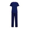 Oxycrew Roma Scrub Suit-male-Navyblue back
