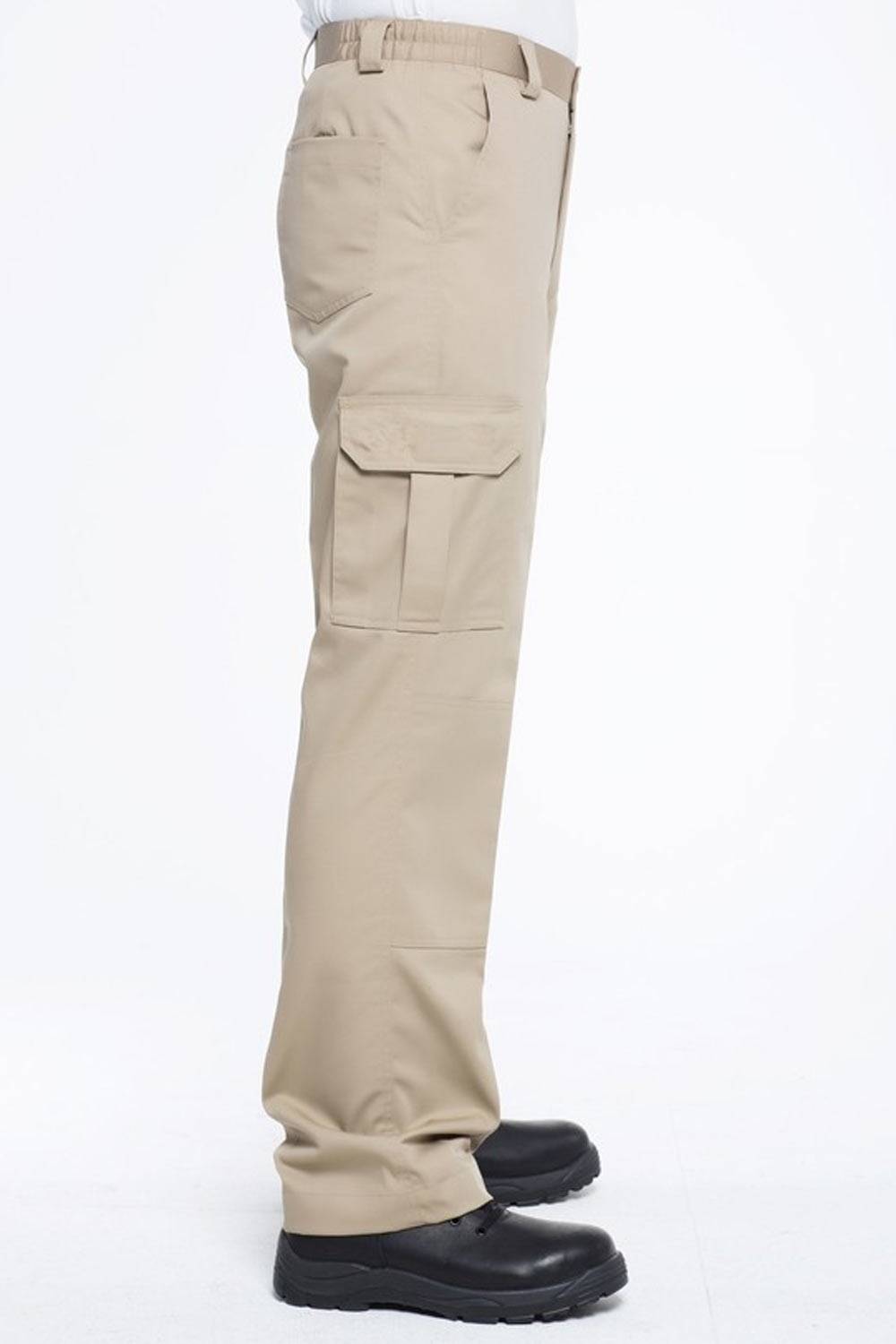 5 Pocket Cargo Trouser Ivory Side