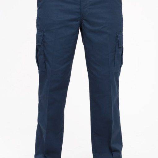 Multi Pocket Cargo Trouser Blue Front