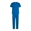 Klothon Standard Scrub suit male Blue Front