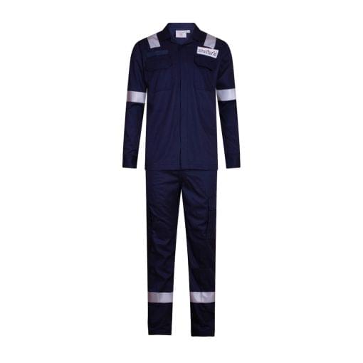 Cotton FR 2pc coverall front